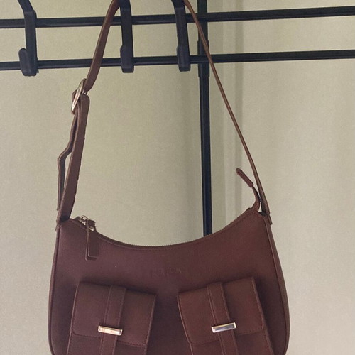 Folli Follie women's 2-in-1 brown shoulder and crossbody bag