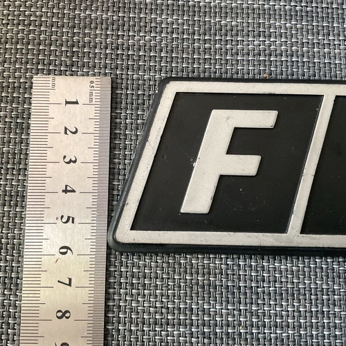Fiat emblem used, large from old truck