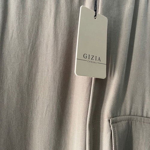 Gizia khaki midi skirt new in S & M