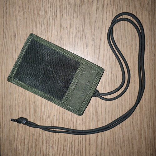 Pentagon military ID holder new with neck cord