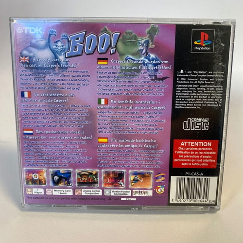 Casper Friends Around the World Playstation PS1 used, complete, English