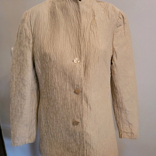Valentino women's blazer used, cream, size small