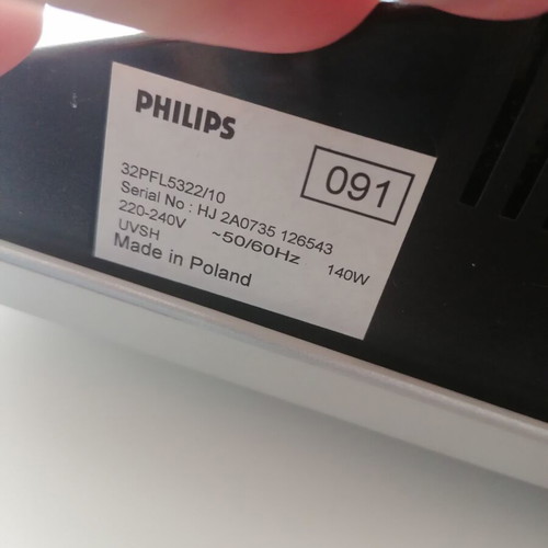 Philips HD Ready Flat TV model 2008 with Edision decoder