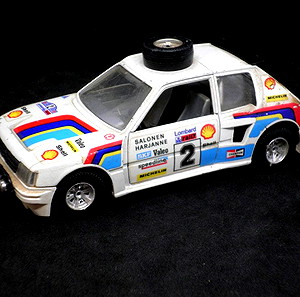 Αυτοκίνητο Burago "PEUGEOUT 205 TURBO" κλίμακα 1/25.