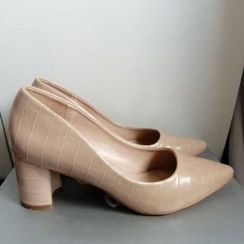 Just Me pumps size 38 beige heel height 6.5 cm like new