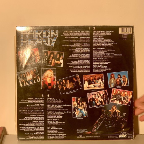 Hard 'N Heavy Vol. 2 Double Vinyl LP used, original 1990 German pressing