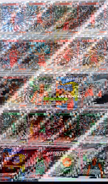 ΣΕΤ 84 ΜΟΝΩΝ ΚΑΡΤΩΝ /149 & ΜΕΜΟΝΩΜΕΝΕΣ HOLO LAZER /149 DONRUSS EUROLEAGUE 2024-25