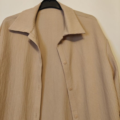 Beige pants and shirt set like new