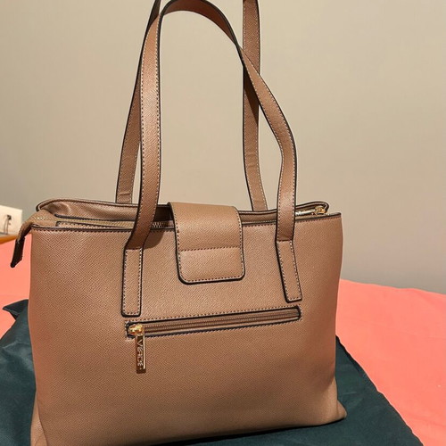 Verde women's shoulder bag brown new