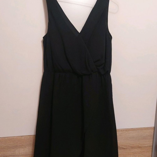 H&M mini dress black like new, with lining, size S
