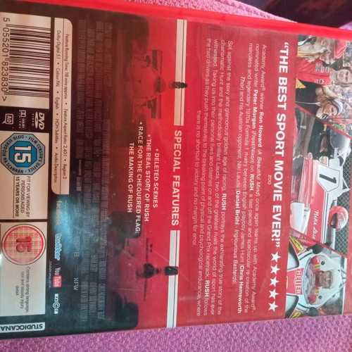 Rush DVD like new, action, subbed