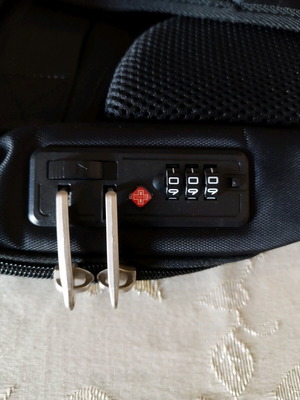 Backpack new with lock black