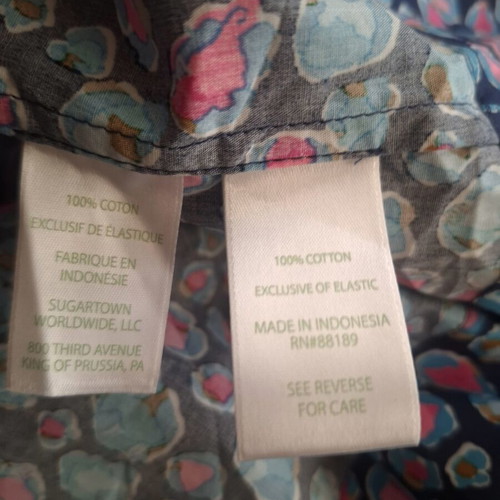 Lilly Pulitzer cotton baby doll dress new, size L-XL, colorful