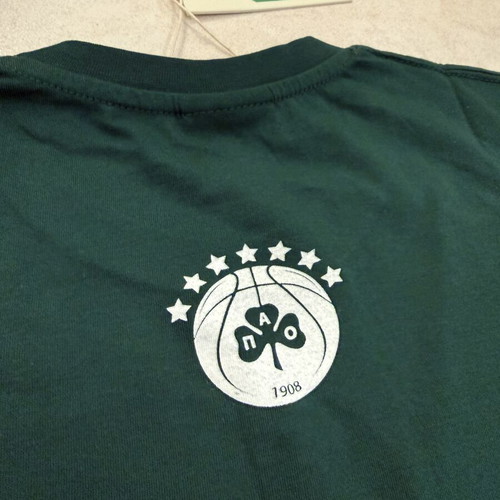 Panathinaikos BC Road to Abu Dhabi T-Shirt new, size M, 7 stars