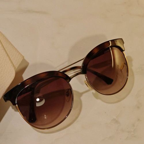 Emporio Armani EA 4102 5026/13 women's sunglasses brown like new