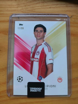 Topps Total Football Lorenzo Scipioni Rookie Olympiacos like new