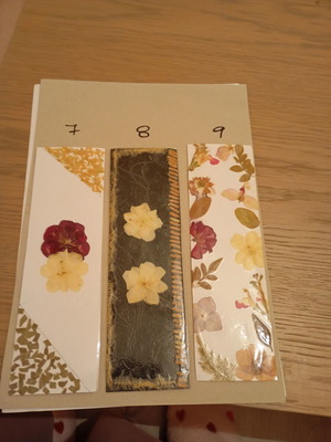 Χειροποίητοι floral σελιδοδείκτες καινούργιοι