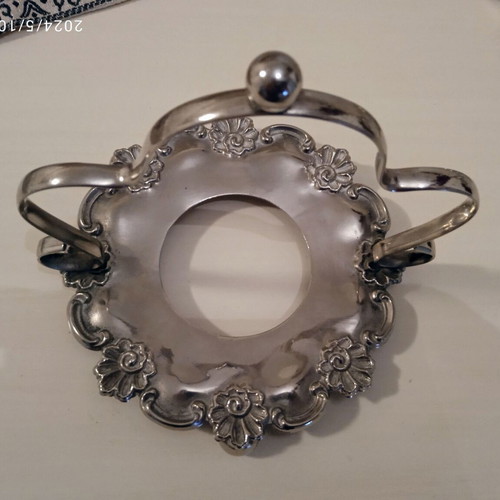 English Antique E.P.N.S. Rd 495396, 15cm Diameter, 15cm Height, Over 80 Years