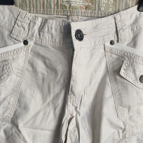 Attrattivo women's beige bermuda shorts, size S