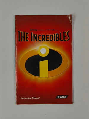 The Incredibles PS2 ръководство употребявано, английско издание