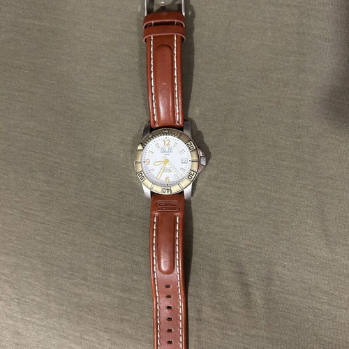 Vintage Camel Active Swiss Made 100M watch stainless steel