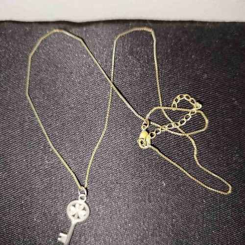 Key pendant with thin chain used