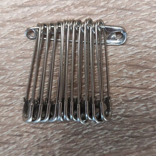 Metal safety pins 3.5cm pack of 12 new