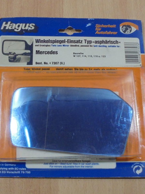 Hagus old left mirror for Mercedes W107, 114, 115, 116 and 123 new