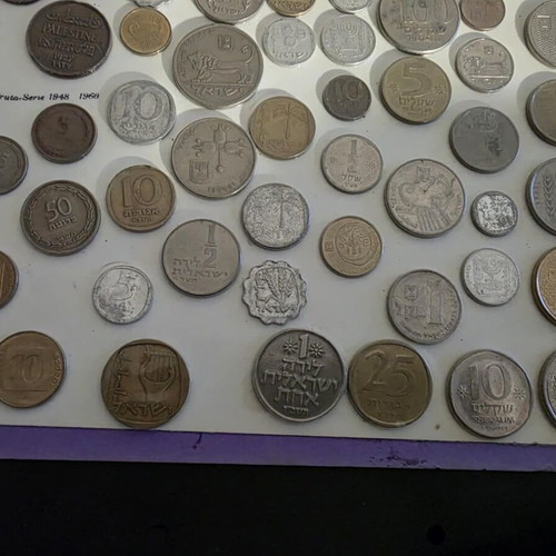 44 Palestine and Israel coins 1948-1985