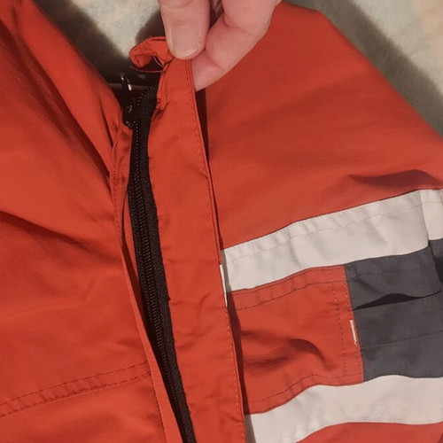 Ski jacket used for 3-4 years old, red unisex