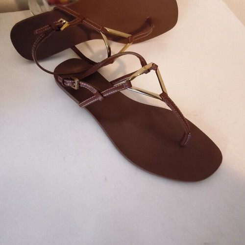 Parfois women's sandals used, brown size 39