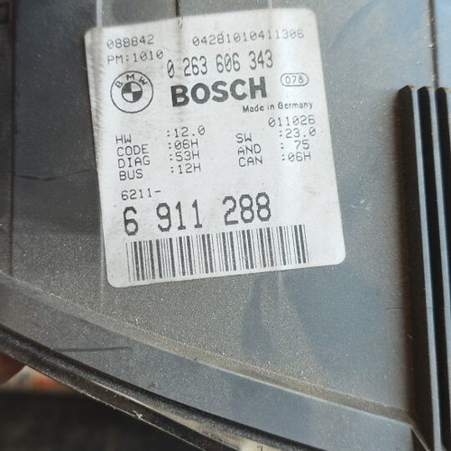 BMW E46 killmetrazhi used, single unit from damaged cars