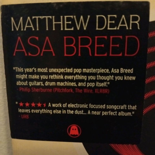 Matthew Dear Asa Breed CD Digipak used, electronic