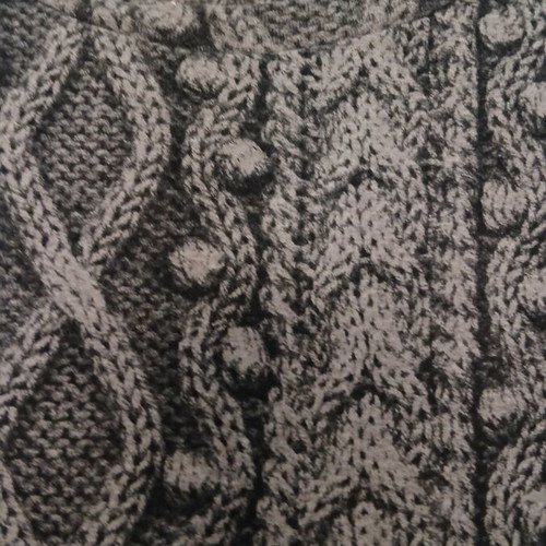 Next women's blouse like new, black and grey, cable knit, pockets, size 14
