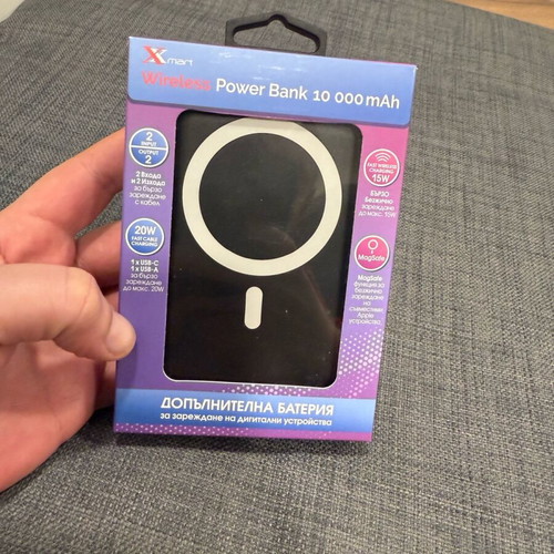 Wireless Power Bank 10 000 mAh νέα επιπλέον μπαταρία για ψηφιακές συσκευές