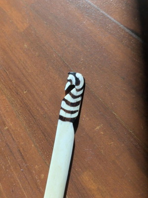 Papercutter handmade with African art animal head design