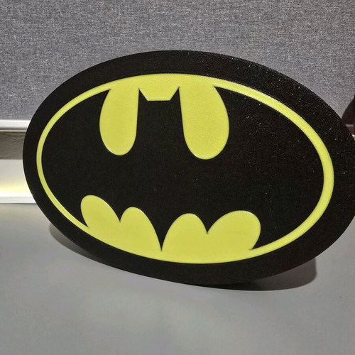 Batman 3D printed lamp new with led lighting and usb connection