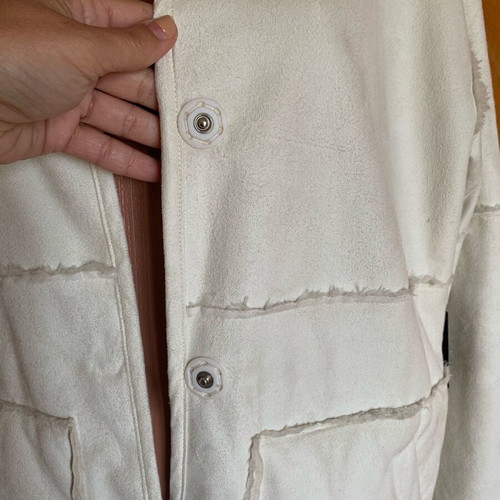Mouton jacket coat new with soft fur lining