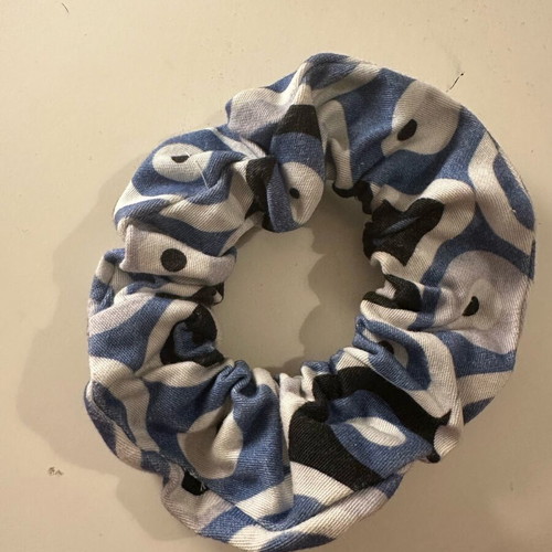 Scrunchie handmade with evil eye like new