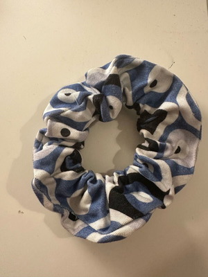 Scrunchie handmade with evil eye like new