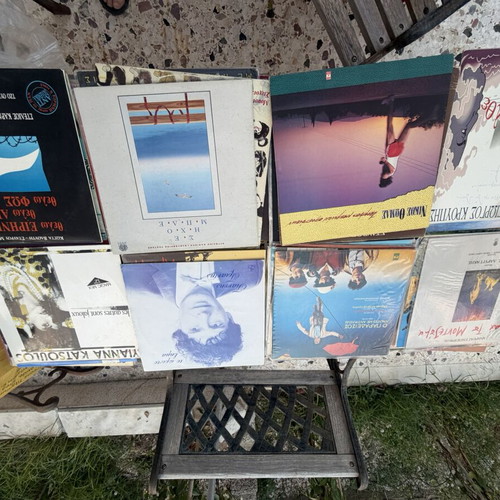 Vinyl records used, pack of 210 pieces