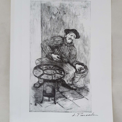 Lela Paschali Prints set of 5 used, Lost Professions