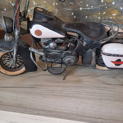 Decorative vintage motorcycle used 45cm, handmade metal