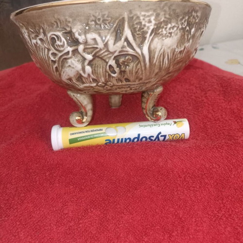 Vintage R.CAPODIMONTE Italy bowl vase new
