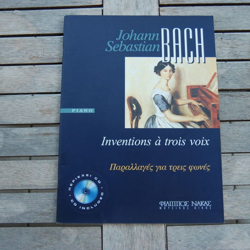 Johan Sebastian Bach Inventions à Trois Voix Sheet Music like new