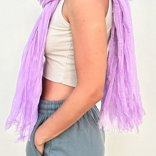 Lilac pashmina scarf like new
