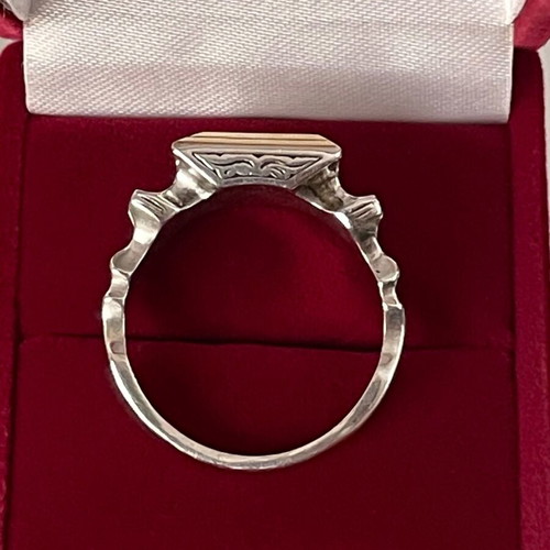 Gerochristo Classic Ring in 18K Gold and Sterling Silver like new