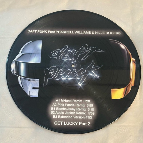 Daft Punk feat Pharrel Williams & Nile Rodgers Get Lucky 3 picture disc vinyl like new