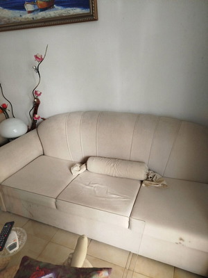 Dalia type living room set used, three-seat, two-seat, single-seat
