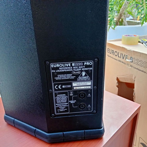 Eurolive B1220 Pro speakers used, set of 2